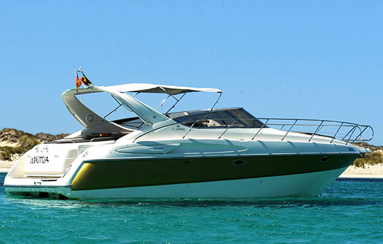 Ibiza motor boat charter Cranchi 39