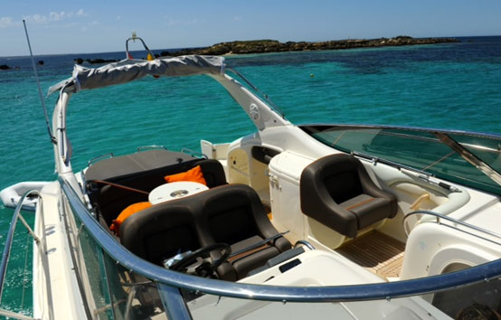 Ibiza motor boat charter Cranchi 39