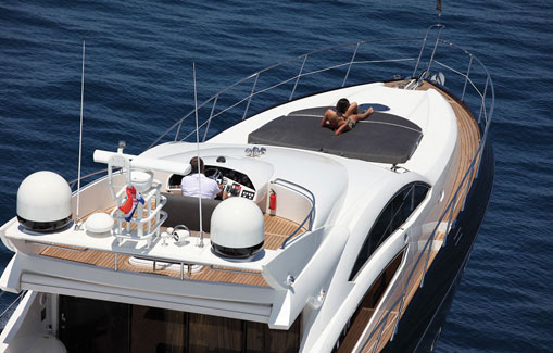 Yacht charter on Ibiza and Formentera Sunseeker Predator 74