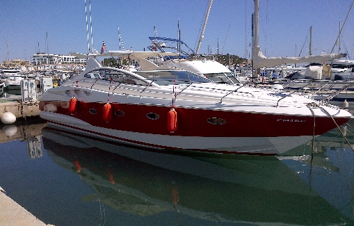 Motorboat for charter on Ibiza Astondoa 40 Open