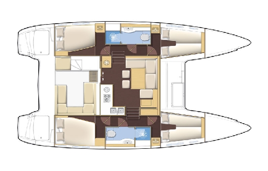 Caramarans charter Ibiza Lagoon 440