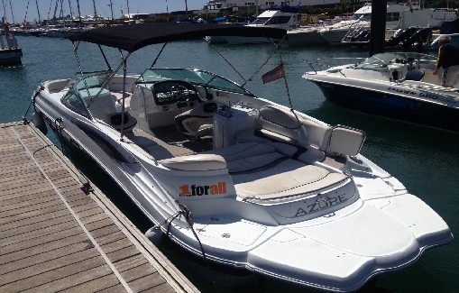 Ibiza motorboat charter Azure 298