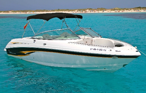 Ibiza motorboat charter Chaparral 230 SSi