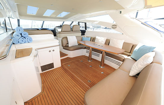 Ibiza yacht charter Princess v58