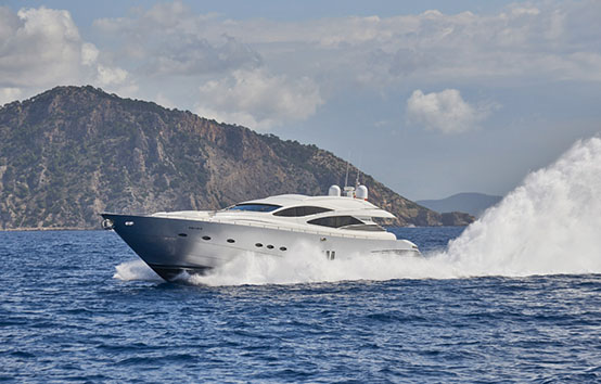 ibiza yacht charter pershing 90