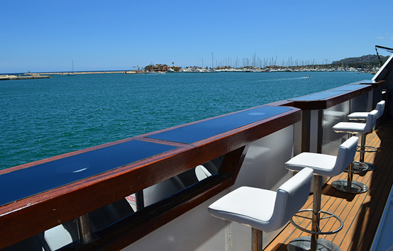 Alquiler de barco para eventos en Ibiza o Formentera