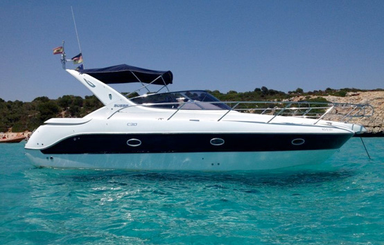 Motorboat charter on Ibiza and Formentera Sessa c30
