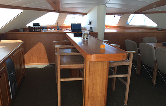 Seven cabins catamaran rental in Ibiza