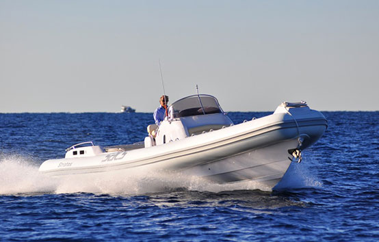 Ibiza Inflatable boat charter Sacs Stratos 12
