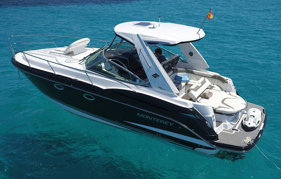 Ibiza motorboat charter Monterey 355