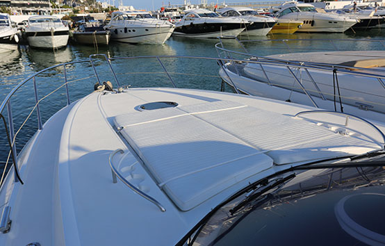 Ibiza yacht charter Sunseeker Camargue 50