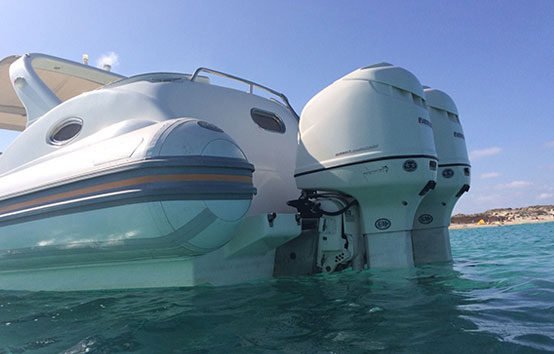 Ibiza zodiac charter Bat Rib 35