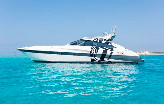 Ibiza yacht charter AB 58
