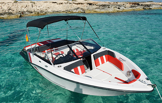 Ibiza bareboat rentals glastron 205 gts