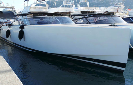Ibiza motorboat charter Botafoch Van Ducht 40