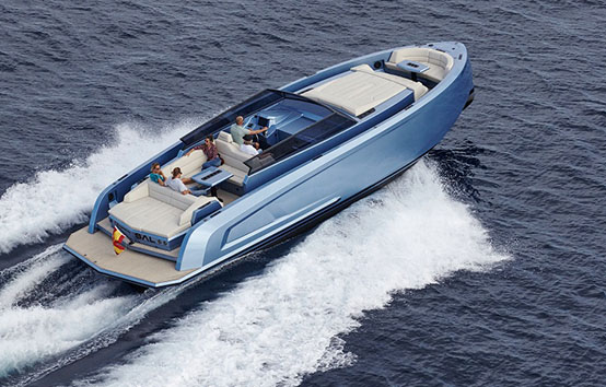 ibiza yacht charter vanquish VQ43