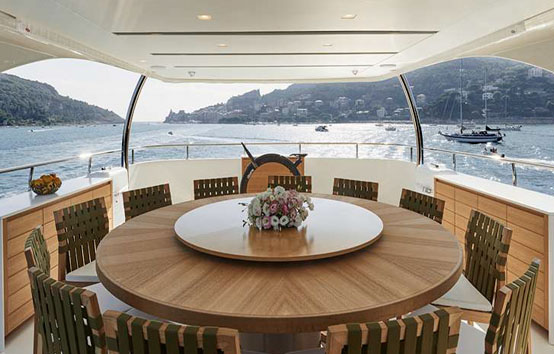 ibiza mega yacht charter San lorenzo 126