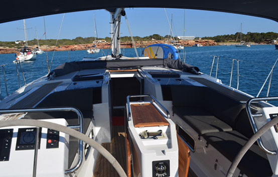Ibiza sailboat charter Hanse 505