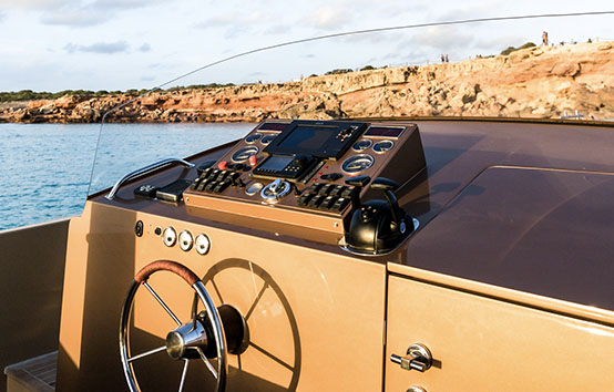 Ibiza motorboat charter Alen 42