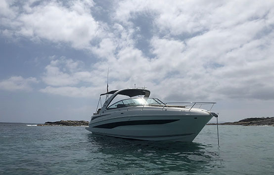 ibiza motorboat charter sea ray 37