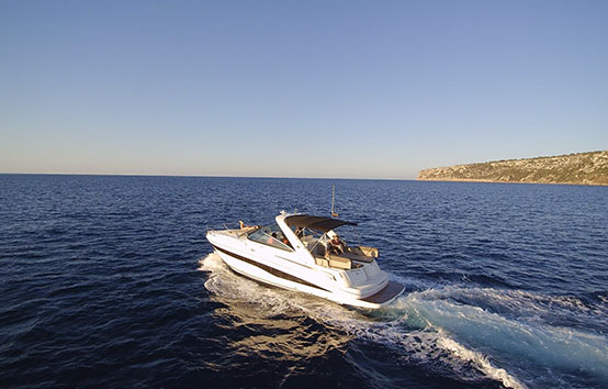 ibiza motorboat charter sea ray 37