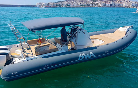 ibiza rib charter BWA 28