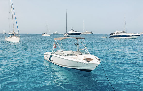ibiza motorboat charter colbat 220