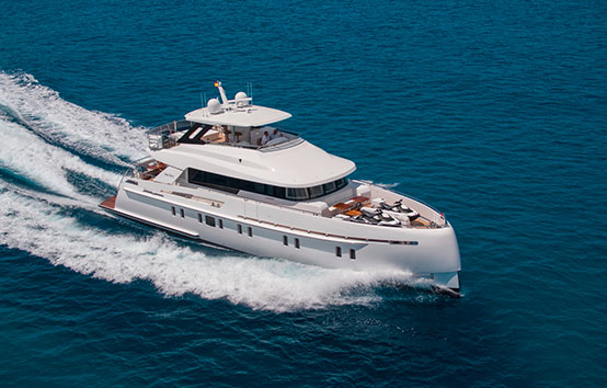 Ibiza yacht charter vanquish vq82