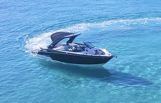 Ibiza motor boat charter Monterey 278 ss