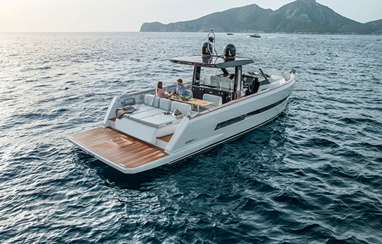 Alquiler lancha en Ibiza Fjord 44