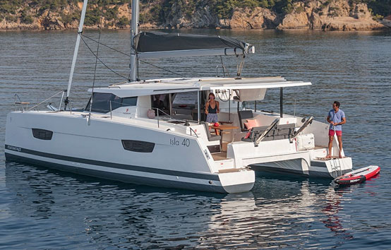 Catamaran ibiza charter Fountaine pajot Isla 40