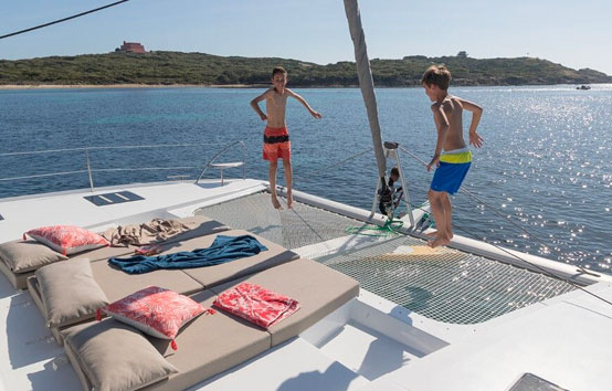 Catamaran ibiza charter Fountaine pajot Saona 47