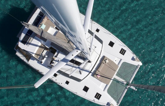Catamaran ibiza charter Fountaine pajot Saona 47