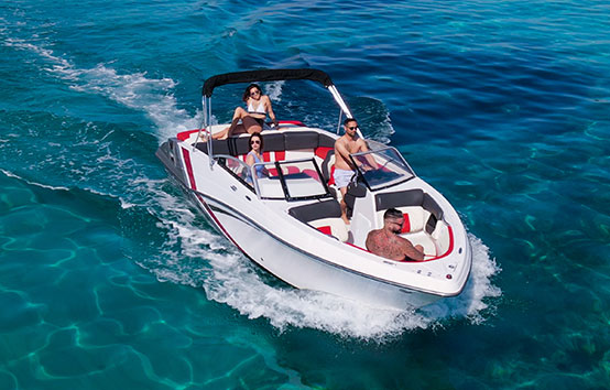 Ibiza motorboat charter glastron GTS. 245