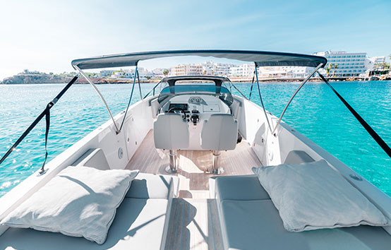 Motorboat ibiza charter Frauscher 1017 GT