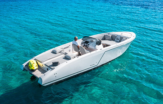 Motorboat ibiza charter Frauscher 1017 GT