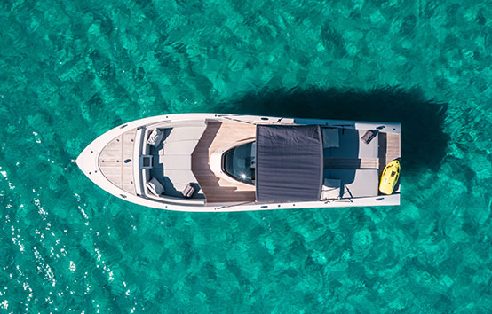 Motorboat ibiza charter Frauscher 1017 GT