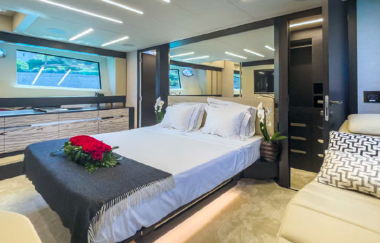Ibiza yacht charter Pershing 8X