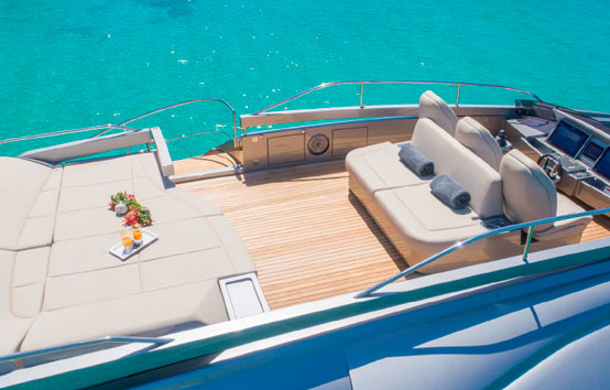 Ibiza yacht charter Pershing 8X