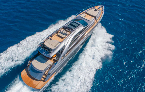 Ibiza yacht charter Pershing 8X