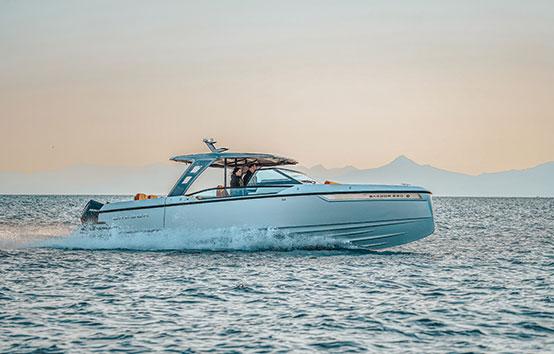 Motorboat ibiza charter Saxdor 320 GTO