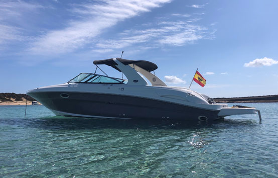 Ibiza motorboat charter Sea Ray 290 SLX