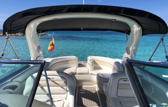 Ibiza motorboat charter Sea Ray 290 SLX