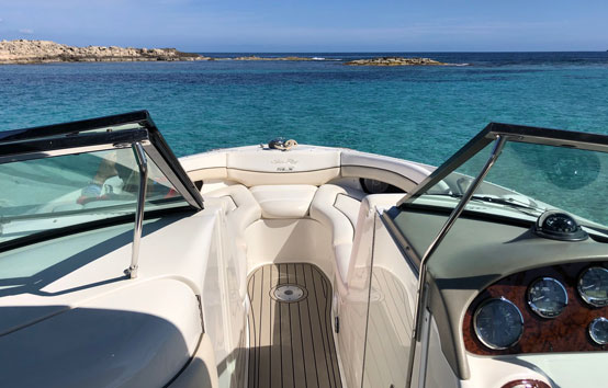 Ibiza motorboat charter Sea Ray 290 SLX