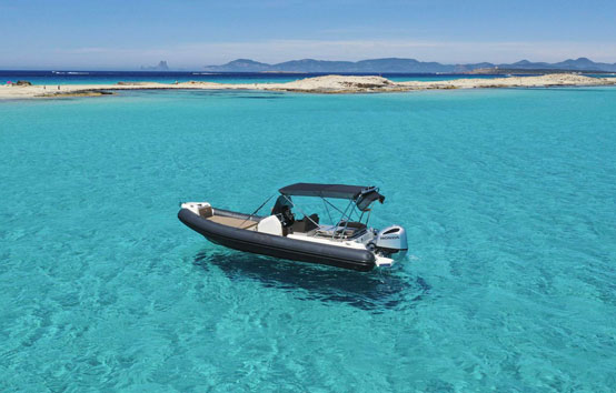 BSC 78 ebony Barracuda ibiza charter