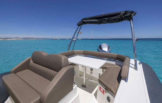 BSC 78 ebony Barracuda ibiza charter