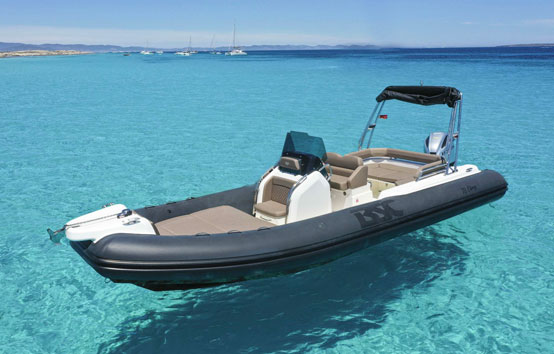 BSC 78 ebony Barracuda ibiza charter
