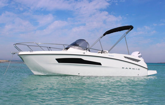 Ibiza motorboat charter Karnic 601sl