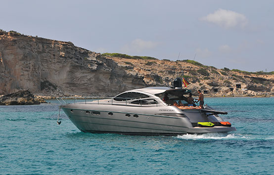 ibiza yacht charter pershing 50