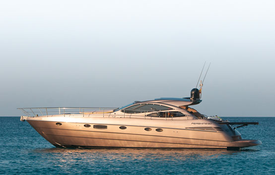 ibiza yacht charter pershing 50